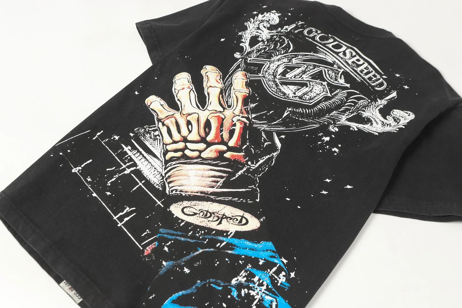 6342# Black I P63 In Stock （new） Godspeed Retro T （fabric）：32 250 Sizes（size）：S-M-L-XL （colour）： Black
